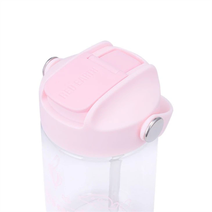 With Silicone Sleeve Glass Water Bottle